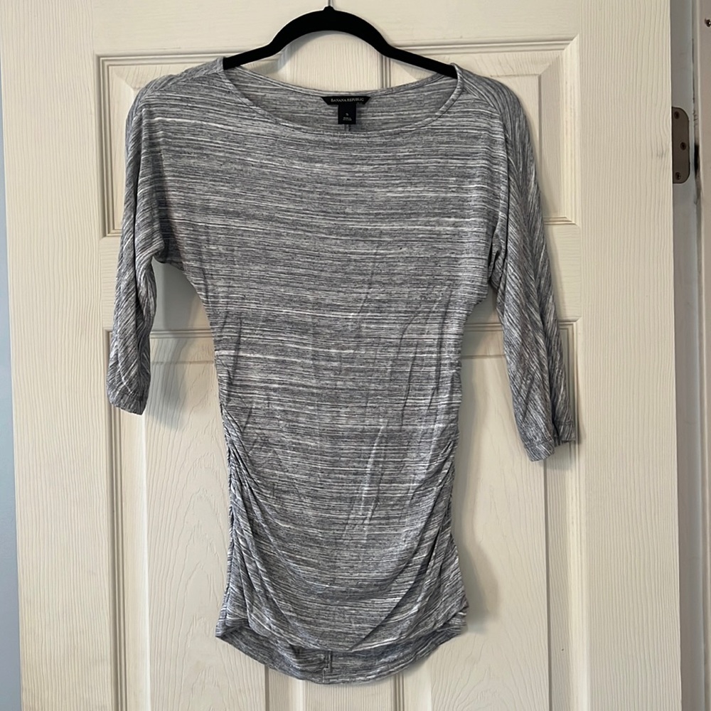 Banana republic rouche side top